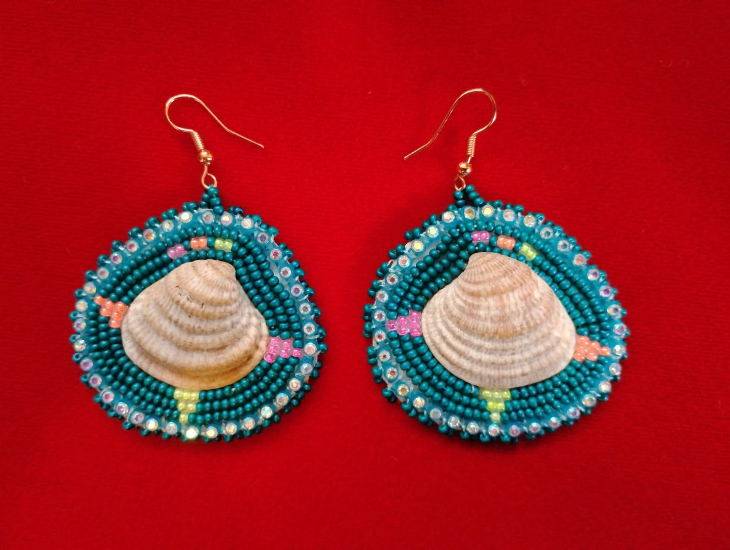 Shell & Beaded Earrings